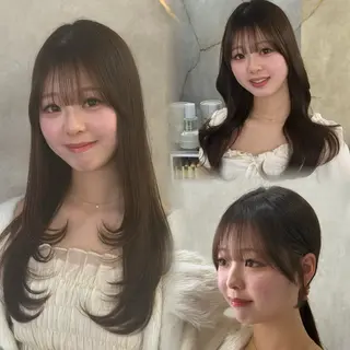 ロング 🌷ハナ🌷/ 韓国ヘア/モテ髪🎀のヘアスタイル