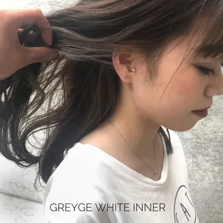 セミロング メンズ特化美容師 ハスイルイのヘアスタイル