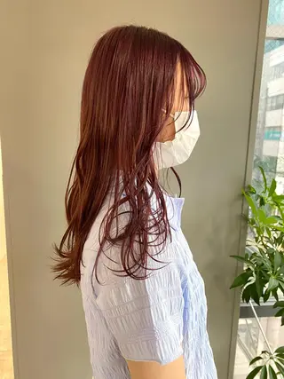 ロング カラー ヘアアレンジ ボブ /ニュアンス/ satomi🧸💖のヘアスタイル