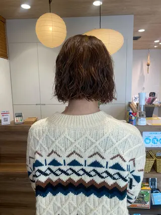 ショート パーマ パーマ指名No1 /namiのヘアスタイル