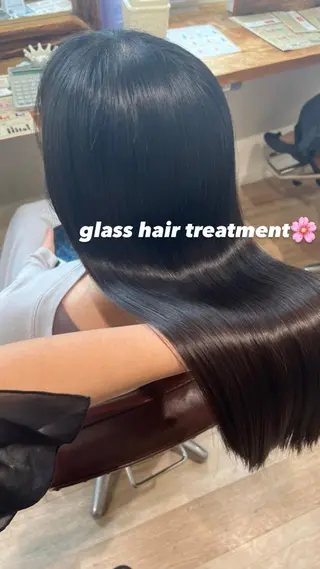 セミロング 暖色ｶﾗｰ/ﾚｲﾔｰ ｶｯﾄ/Yunaのヘアスタイル