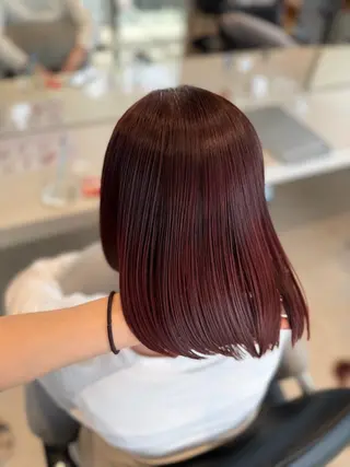 ショート カラー 髪質改善/レイヤー 暖色/shiinaのヘアスタイル