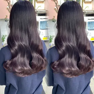 ロング カラー ブリーチなしカラー kana🐱のヘアスタイル