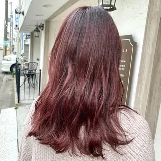 セミロング カラー 美髪・髪質改善 有田怜平のヘアスタイル