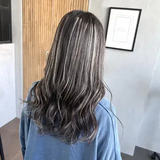 ロング カラー La fith hair arts 吉祥寺店所属・ブリーチなしカラー✨ ダブルカラー✨ワタベのヘアスタイル