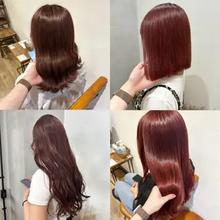 ロング カラー ヘアアレンジ Himawari♡ 柔らかいカラーのヘアスタイル