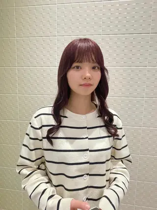 ロング カラー ZELE新瑞橋店所属・吉川 璃々花のヘアスタイル