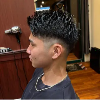 ショート BroTokyo Barbershop 銀座店所属・大河 たいがのヘアスタイル