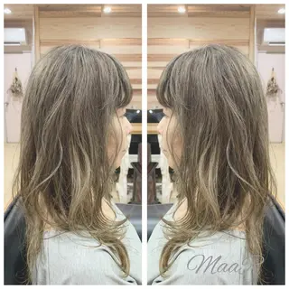 ロング カラー MaaR所属・Asuka Mabuchiのヘアスタイル