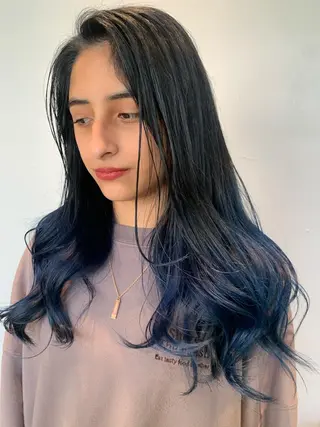 ロング カラー AO所属・RISAKO 艶髪モテヘア🎀府中のヘアスタイル