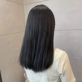 ロング カラー 天池 結衣のヘアスタイル