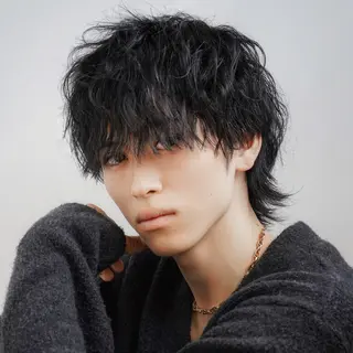 ミディアム 飯田美弥/メンズ /メンズパーマのヘアスタイル