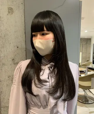 ロング レイヤー/メンズ /髪質改善　廣島公平のヘアスタイル