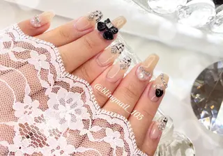 ネイル 23時まで❤︎韓国、 ワンホンネイルのネイルデザイン