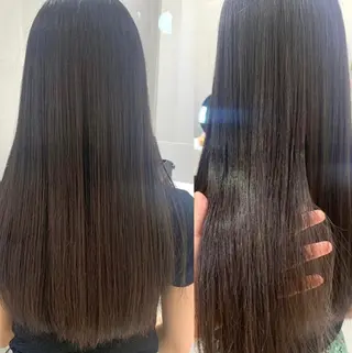 ロング ボブ/美髪矯正 /佐藤　奈巳のヘアスタイル