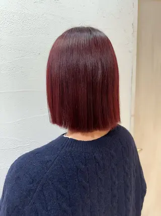 ミディアム ブリーチカラーボブ sayo🧸🤎のヘアスタイル