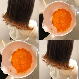 セミロング 青木 りおのヘアスタイル