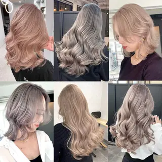 ミディアム カラー i'll 髪質改善 淀屋橋 大阪【イル】所属・エクステ/ブリーチ tasukuのヘアスタイル