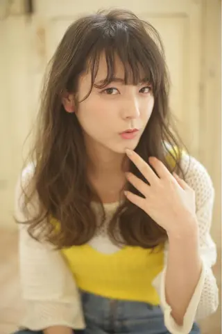 ミディアム カラー 髪質改善 カラー専門店のヘアスタイル