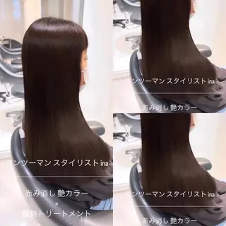 ミディアム 👑松山ストレート/ メンズヘア/龍仁👑のヘアスタイル