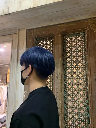 ミディアム カラー パーマ ヘアアレンジ メンズ ネイル Sia中野新橋 『JUNYA』のヘアスタイル