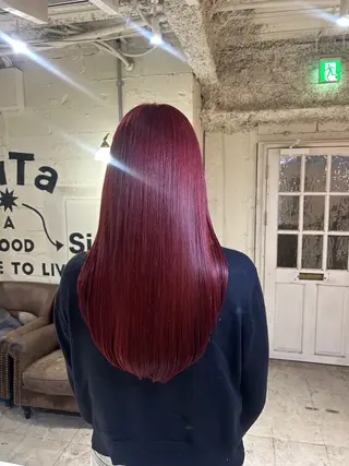 ロング カラー ☁️透明感カラー☁️ Reikaのヘアスタイル