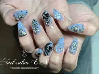 ネイル E.N🦋 長さ出し/持ち込みのネイルデザイン