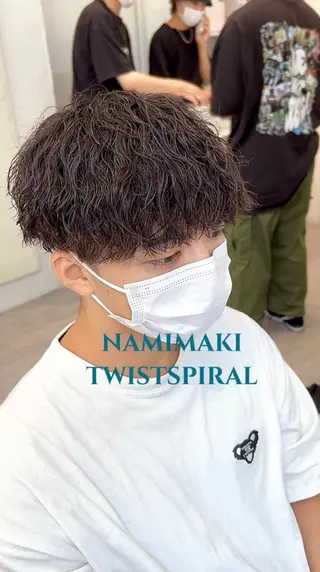 ショート メンズパーマ/縮毛 超特化/tomokiのヘアスタイル