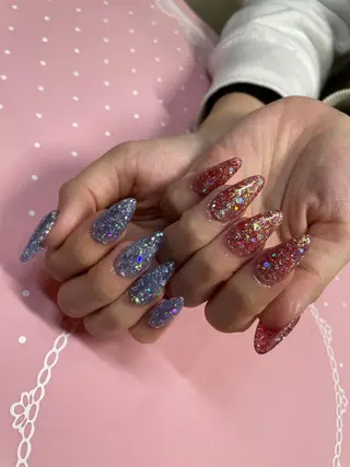ミディアム ネイル 《LB》ラブリエ Nail&eyeのマツエク・マツパデザイン
