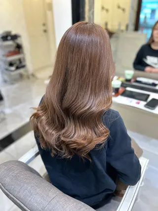 ロング 岡 龍太郎のヘアスタイル