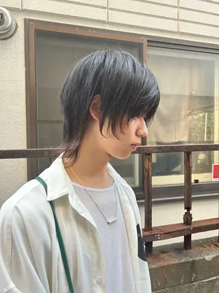 メンズ 最新ケアカラー 髪質改善YUTOのヘアスタイル