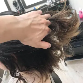 セミロング カラー Lien 深井店のヘアスタイル