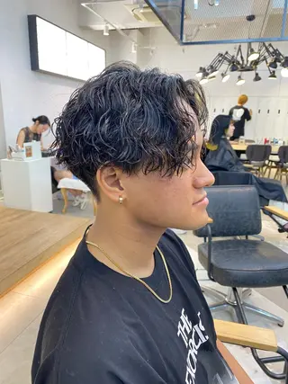 パーマ メンズ 新宿【メンズパーマ】 塩澤太一のヘアスタイル