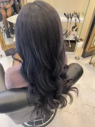 ロング カラー ケアブリーチ&シール エクステの店和田翔莉のヘアスタイル