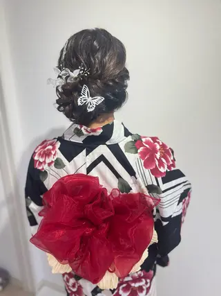 ヘアアレンジ 鷲見 望のヘアスタイル