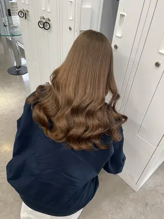 ロング Tint by alo所属・🐰FUMINA🐰 カットモデルのヘアスタイル