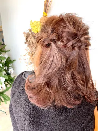 ミディアム 錦 茉李 @lm.mari03のヘアスタイル