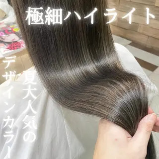 ロング カラー 川越 輝梨奈のヘアスタイル