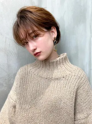 ショート カラー 🉐レイヤー/塩見 弘樹🉐渋谷のヘアスタイル