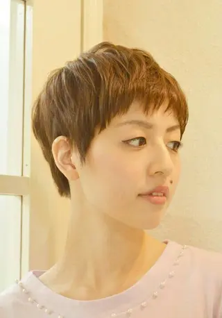 ショート カラー 小顔ショート✁ ⁂Yukari⁂のヘアスタイル