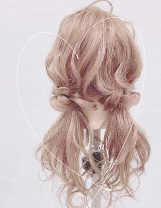 セミロング ヘアアレンジ GRANLUSSO 〜グランルッソ駅前店所属・木口 嘉美のヘアスタイル