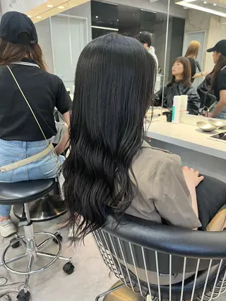 ロング 池袋/似合わせ/縮毛 髪質改善【ugen】のヘアスタイル