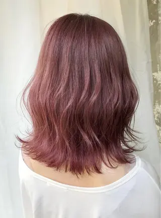 ミディアム カラー Piaコータロー ハイトーン&‪ボブのヘアスタイル