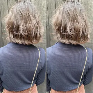ショート カラー ⭐️横浜ブリーチ特化 美容師 堤涼⭐️のヘアスタイル