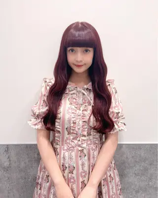 ロング カラー 💗ガーリーヘア🎀 saki💗のヘアスタイル