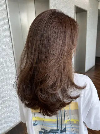 ロング 縮毛矯正／ストレート /yuyaのヘアスタイル