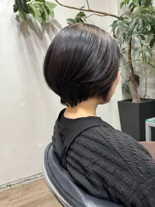 ショート や ぎ /神戸美容室 /顔まわりレイヤーのヘアスタイル