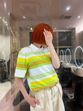 ショート カラー mile所属・mei 🌔 似合わせヘルシーヘアのヘアスタイル