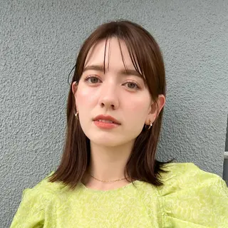 ミディアム カラー レイヤーカットのプロ 大人ヘア宮森貴志のヘアスタイル