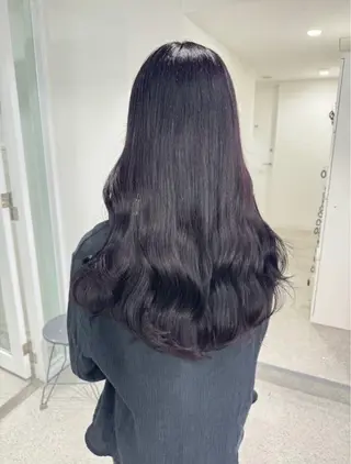 ロング miku/ラベンダー 透明感カラー🪻❤︎のヘアスタイル